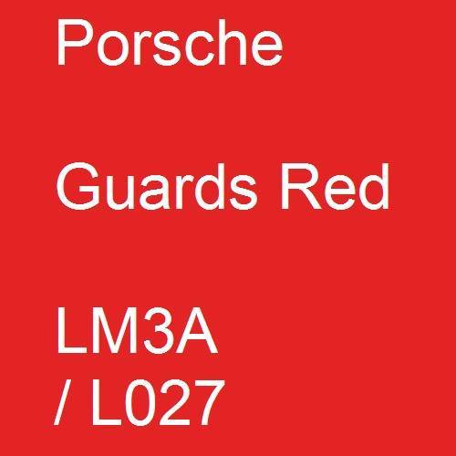Porsche, Guards Red, LM3A / L027.